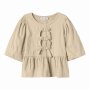 nameit Schleifen Detail Oberteil - beige