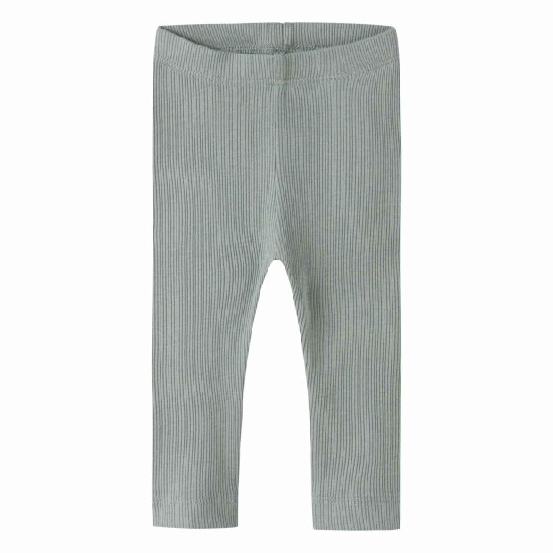 name it gerippte Basic Legging - slate grey