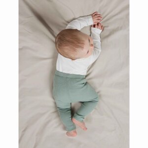 name it gerippte Basic Legging - slate grey