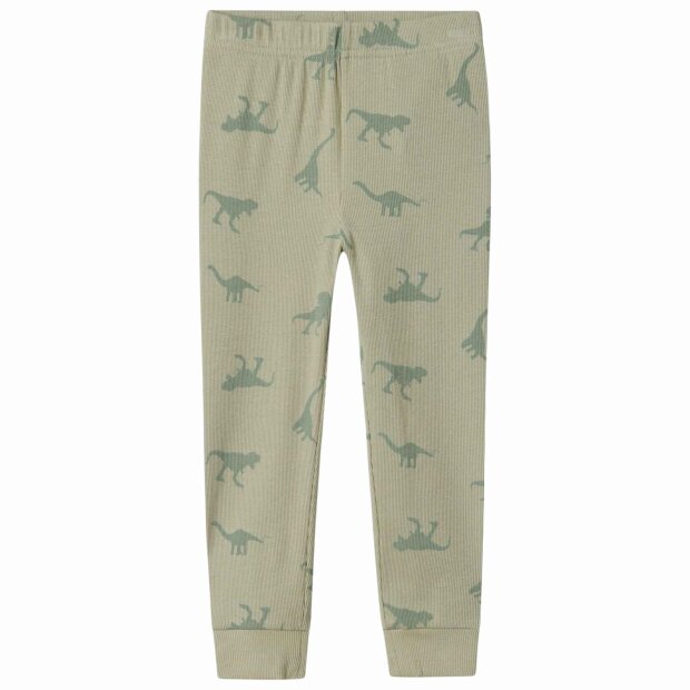 nameit langarm Schlafanzug - Dino Agave Green