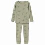 nameit langarm Schlafanzug - Dino Agave Green