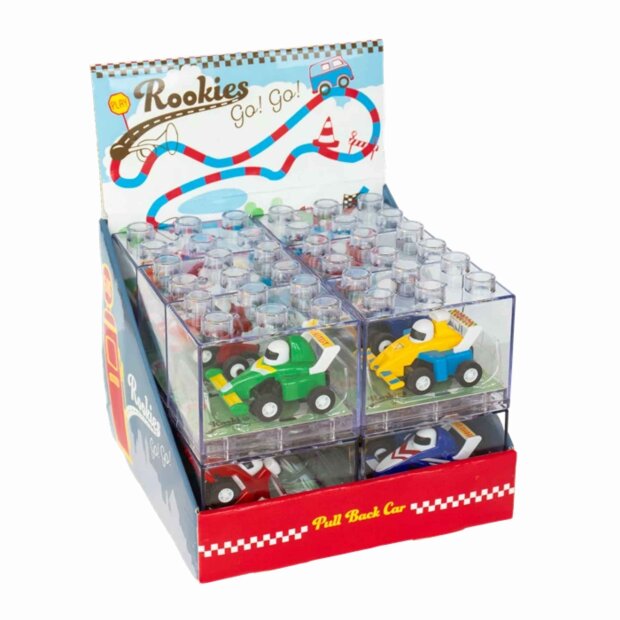Rookies Go Go Pull-Back Rennflitzer - sortiert