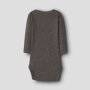 nameit Basic gerippter Babybody - delicioso melange