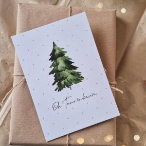 Buttercup Illustration Postkarte A6 - Weihnachten -...