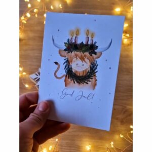 Buttercup Illustration Postkarte A6 - Weihnachten -...