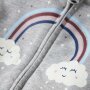 nameit Hoodie mit Reißverschluss - grau Regenbogen