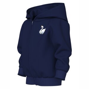 nameit Hoodie mit Reißverschluss - blau Schwan