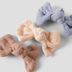 Lil Atelier 3er Pack Haarspangen - Schleifen Zen Blue