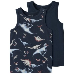 name it 2er-Pack Unterhemd Dino