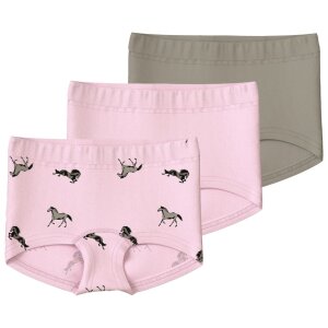 name it 3er-Pack Unterhose Pferd