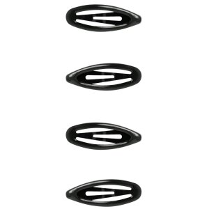 name it 4er-Pack Haarklammer Glitzer schwarz