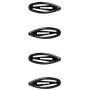 name it 4er-Pack Haarklammer Glitzer schwarz