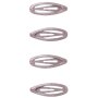 name it 4er-Pack Haarklammer Glitzer rosa