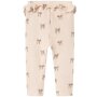 Lil Atelier Baby - Leggings Silver peony Schleifen mit Rüschchen