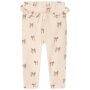 Lil Atelier Baby - Leggings Silver peony Schleifen mit Rüschchen