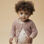Lil Atelier Baby - Body Silver peony Schleifen mit Rüschchen