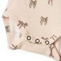 Lil Atelier Baby - Body Silver peony Schleifen mit Rüschchen