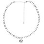name it Kette silberfarben mit Herz