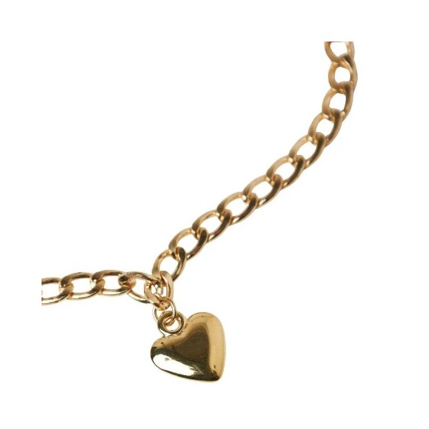 name it Kette goldfarben mit Herz