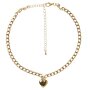 name it Kette goldfarben mit Herz