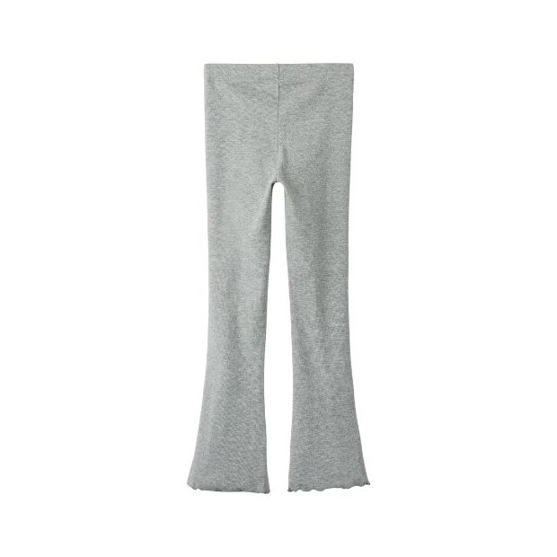 name it Legging mit Schlag gerippt grau