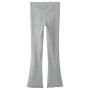 name it Legging mit Schlag gerippt grau