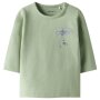 name it Baby-Shirt Schleife grün