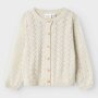 name it langarm Strickjacke - peyote melange