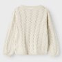 name it langarm Strickjacke - peyote melange