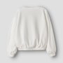 name it KIDS Bio Baumwoll Sweater angeraut - Sports Club cloud dancer