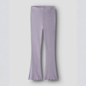 name it Bio- Baumwoll Leggings mit Schlag gerippt -...