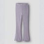 name it Bio- Baumwoll Leggings mit Schlag gerippt - lavender gray