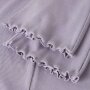 name it Bio- Baumwoll Leggings mit Schlag gerippt - lavender gray