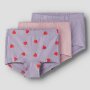 name it 3er-Pack Unterhosen Hispter Herzchen - lavender Gray with keeepsak