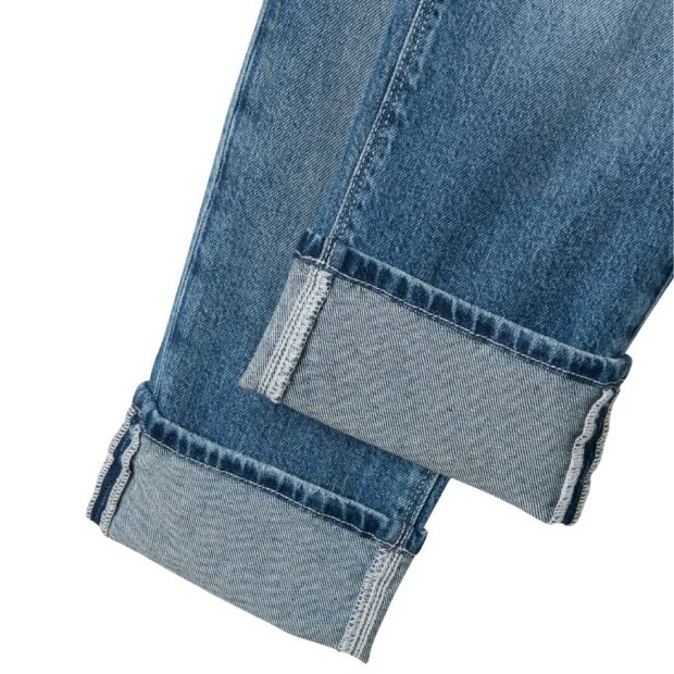 name it Mädchen Straight Fold Jeans blau