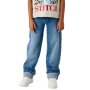 name it Mädchen Straight Fold Jeans blau