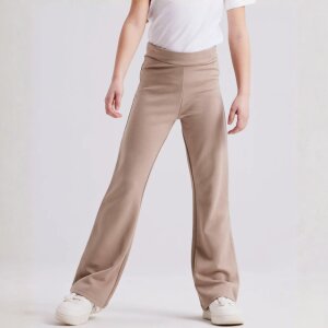 name it Legging mit Schlag mocha meringue