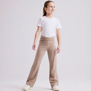 name it Legging mit Schlag mocha meringue
