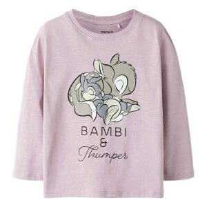 nameit langarm Shirt- Bambi dawn pink