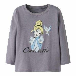 nameit langarm Shirt- Prinzessin lavernder gray
