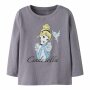 nameit langarm Shirt- Prinzessin lavernder gray