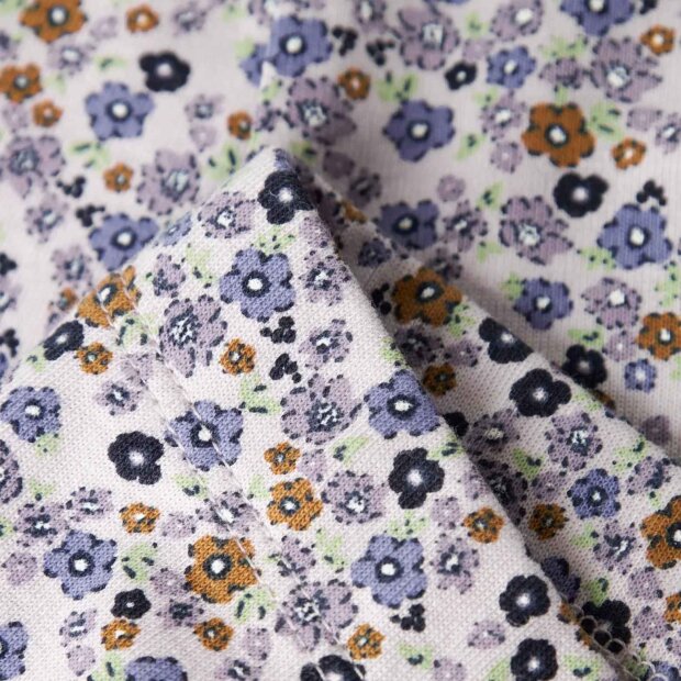 nameit mini Legging Blümchen - lilac marble