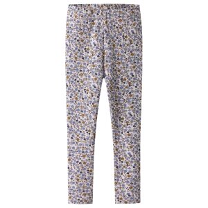 nameit mini Legging Blümchen - lilac marble