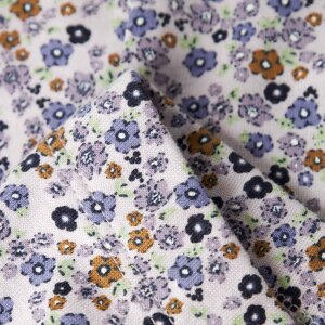 nameit mini Legging Blümchen - lilac marble