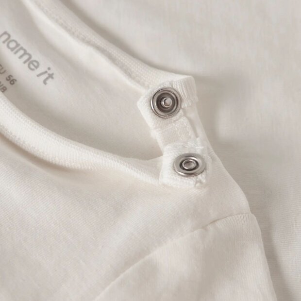 nameit Baby langarm Shirt - Schnecke cloud dancer