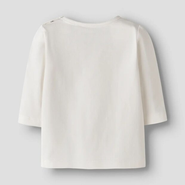 nameit Baby langarm Shirt - Schnecke cloud dancer