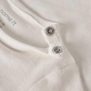 nameit Baby langarm Shirt - Schnecke cloud dancer