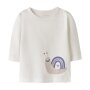 nameit Baby langarm Shirt - Schnecke cloud dancer
