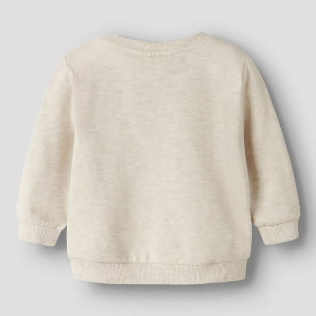 name it angerautes Sweatshirt- Kätzchen peyote melange