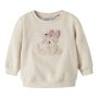 name it angerautes Sweatshirt- Kätzchen peyote melange